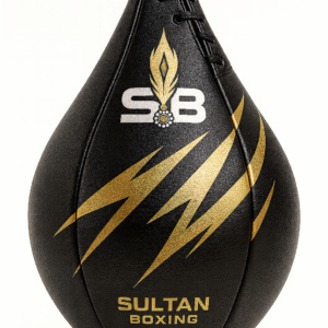 Sultan Boxing Premium Speedball – Black with Metallic Accents